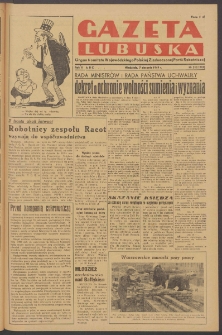 Gazeta Lubuska : organ Komitetu Wojewódzkiego Polskiej Zjednoczonej Partii Robotniczej R. II Nr 212 (7 sierpnia 1949). - Wyd. ABC