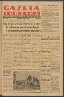 Gazeta Lubuska : organ Komitetu Wojewódzkiego Polskiej Zjednoczonej Partii Robotniczej R. II Nr 255 (19 września 1949). - Wyd. ABCD
