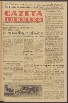 Gazeta Lubuska : organ Komitetu Wojewódzkiego Polskiej Zjednoczonej Partii Robotniczej R. II Nr 266 (30 września 1949). - Wyd. ABCD
