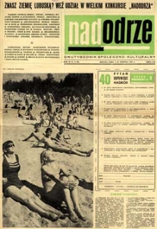 Nadodrze: dwutygodnik społeczno-kulturalny, 1-15 sierpnia 1965