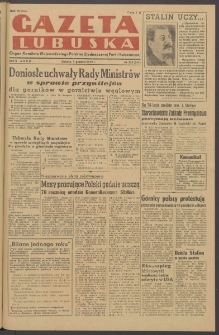 Gazeta Lubuska : organ Komitetu Wojewódzkiego Polskiej Zjednoczonej Partii Robotniczej R. II Nr 330 (3 grudnia 1949). - Wyd. ABCD