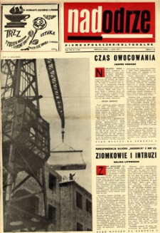 Nadodrze: pismo społeczno-kulturalne, maj 1963