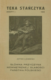 Gł&oacute;wna przyczyna wewnętrznej słabości państwa polskiego
