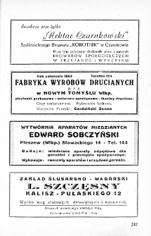 Księga adresowa: życie gospodarcze ziemi wielkopolskiej i lubuskiej (mapki i ilustracje) - reklamy