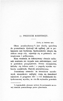 17. Poczucie rozstroju