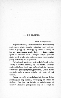 21. Do słońca!