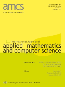 International Journal of Applied Mathematics and Computer Science (AMCS), volume 24, number 3 (2014) - Contents