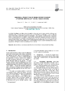 Abnormal prediction of dense crowd videos by a purpose-driven lattice Boltzmann model