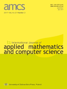 International Journal of Applied Mathematics and Computer Science (AMCS), volume 27, number 2 (2017) - Contents