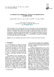 A hierarchical inferential method for indoor scene classification