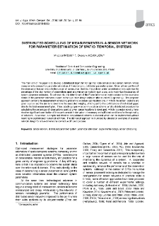Distributed scheduling of measurements in a sensor network for parameter estimation of spatio-temporal systems