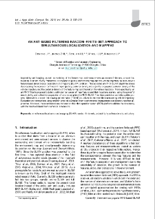 An ant-based filtering random-finite-set approach to simultaneous localization and mapping