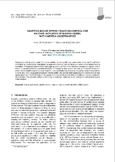 Adaptive backstepping tracking control for an over-actuated DP marine vessel with inertia uncertainties