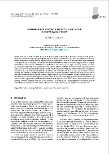 Ensembles of instance selection methods: A comparative study