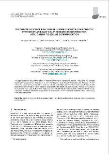 Synchronization of fractional-order discrete-time chaotic systems by an exact delayed state reconstructor: Application to secure communication