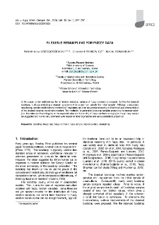 Flexible resampling for fuzzy data
