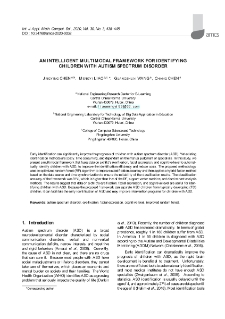 An intelligent multimodal framework for identifying children with autism spectrum disorder