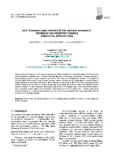 Non-standard analysis revisited: An easy axiomatic presentation oriented towards numerical applications