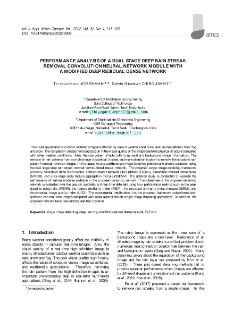 Performance analysis of a dual stage deep rain streak removal convolution neural network module with a modified deep residual dense network