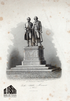 Goethe-Schiller Monument in Weimar