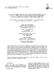 Analytical performance analysis of the M2M wireless link with an antenna selection system over interference limited dissimilar composite fading environments
