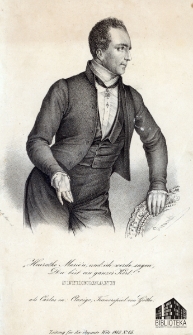 Seydelmann als Karlos in: Clavigo,Trauerspiel von Göthe