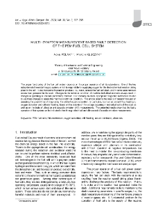 Multi-symptom measurement based fault detection of the PEM fuel cell system