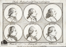 Sechs Portrait, nebst drey verborgene
