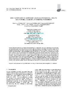 Semi-supervised vs. supervised learning for mental health monitoring: A case study on bipolar disorder