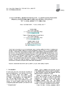 Choice of the p-norm for high level classification features pruning in modern convolutional neural networks with local sensitivity analysis