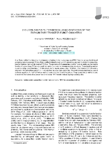 2-D lossless FIR filter design using synthesis of the paraunitary transfer function matrix