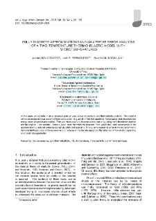 Fully discrete approximations and an a priori error analysis of a two-temperature thermo-elastic model with microtemperatures