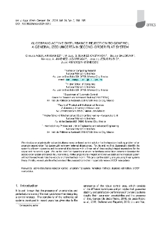 Algebraic active disturbance rejection to control a generalized uncertain second-order flat system