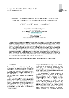 Dynamic adjustment neural network-based cooperative control for vehicle platoons with state constraints