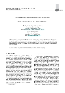 Bootstrapped tests for epistemic fuzzy data