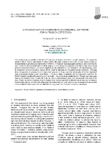 A recombination generative adversarial network for intrusion detection
