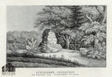 Schiller's Denkstein im Garten der Sternwarte zu Jena