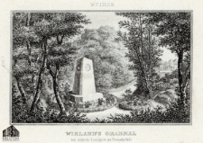 Wieland's Grabmal bei seinem Landgute zu Osmannst&auml;dt