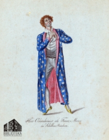 Herr Ochsenheimer als Franz Moor in Schillers R&auml;ubern