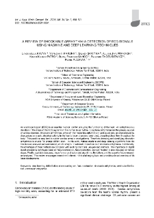 A review of shockable arrhythmia detection of ECG signals using machine and deep learning techniques