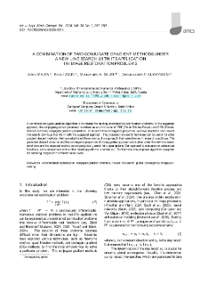 A combination of two conjugate gradient methods under a new line search with its application in image restoration problems
