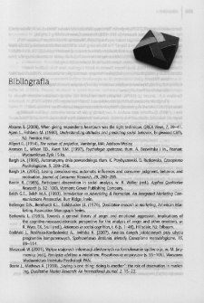 Jakościowe metody badań marketingowych - bibliografia