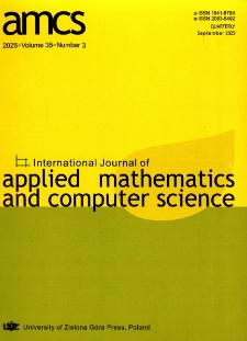International Journal of Applied Mathematics and Computer Science (AMCS), volume 35, number 3 (2025) - Contents