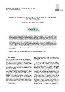 Design of a new chaotic system by a non-smooth controller and its application