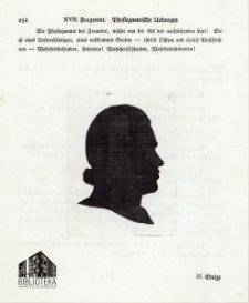 [Portret sylwetowy nieznanego mężczyzny]