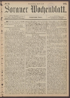 Sorauer Wochenblatt, No. 79. (8. Juli 1875)
