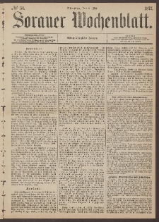 Sorauer Wochenblatt, No. 54. (8. Mai 1877)