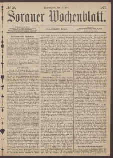 Sorauer Wochenblatt, No. 56. (12. Mai 1877)