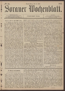 Sorauer Wochenblatt, No. 58. (17. Mai 1877)