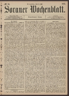 Sorauer Wochenblatt, No. 81. (12. Juli 1877)